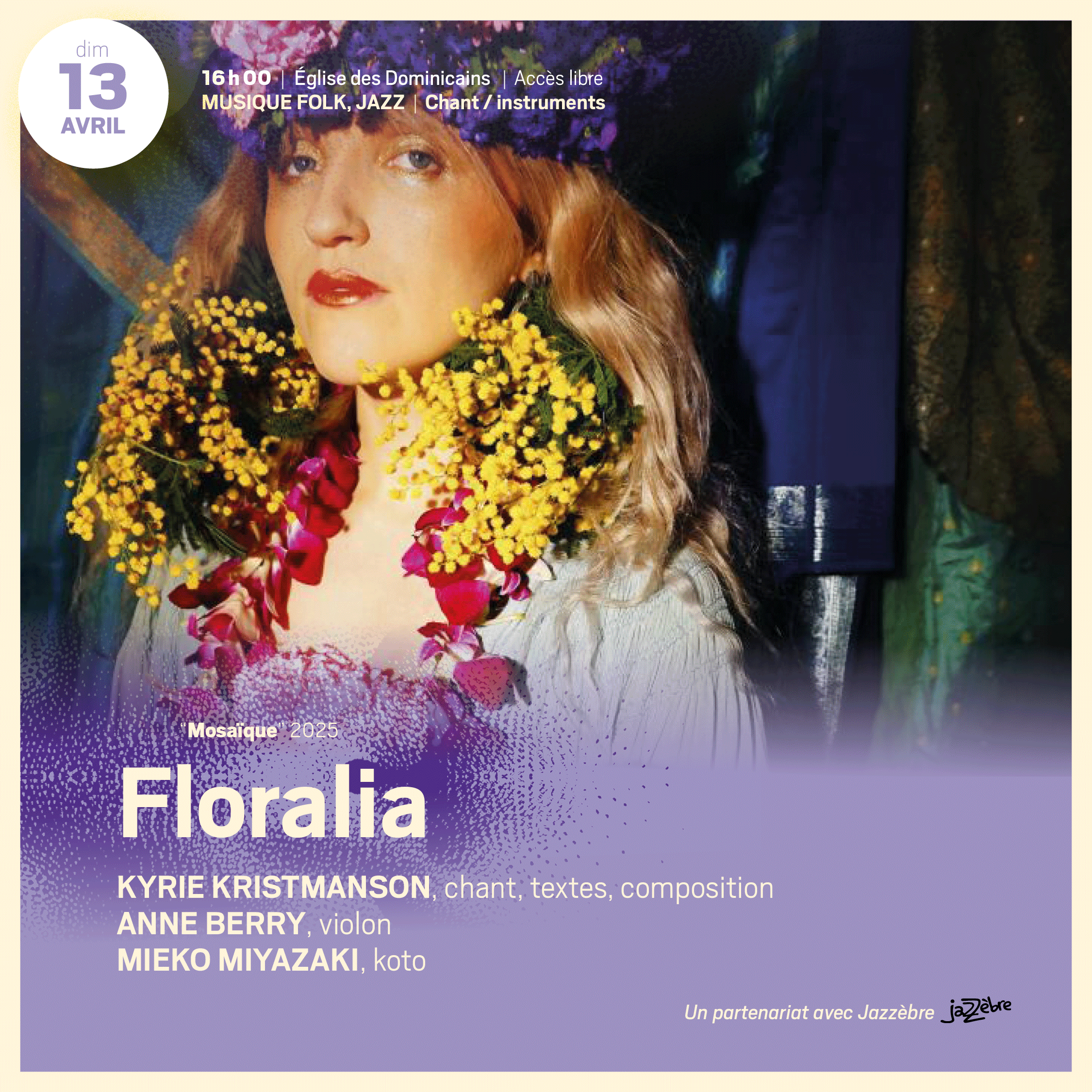13 avril · Floralia