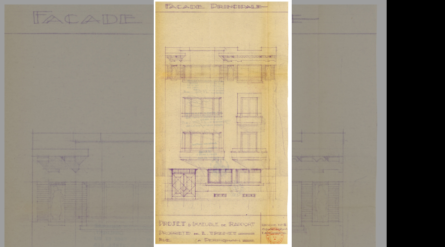 Immeuble de rapport et dernier cabinet d'architecture de Louis Trenet