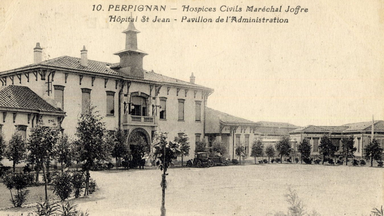 Le pavillon de l’administration dans les années 1930, coll. CCC