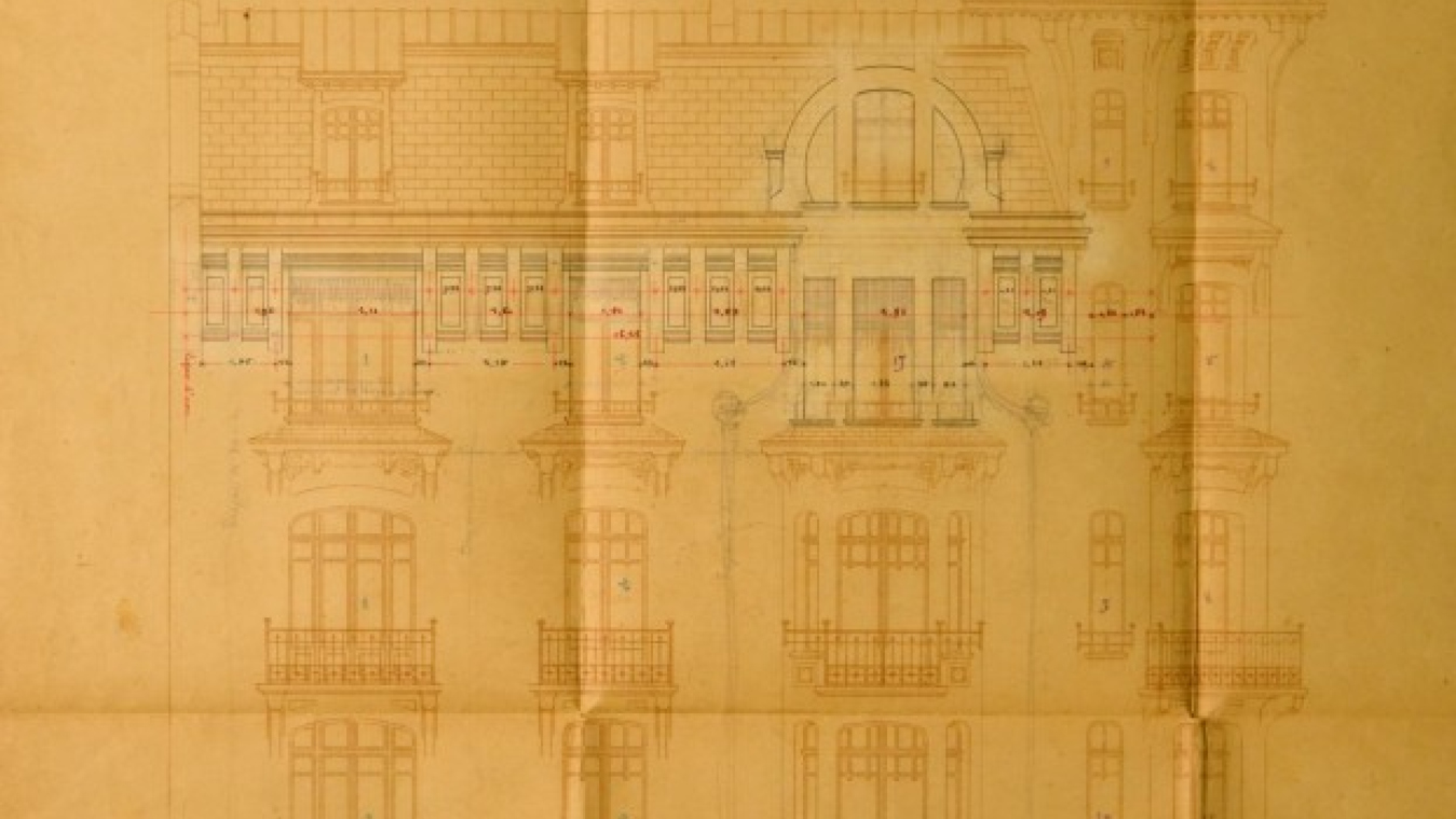 Maison de l'Américaine de Claudius Trénet, 1909, 13 boulevard Wilson.