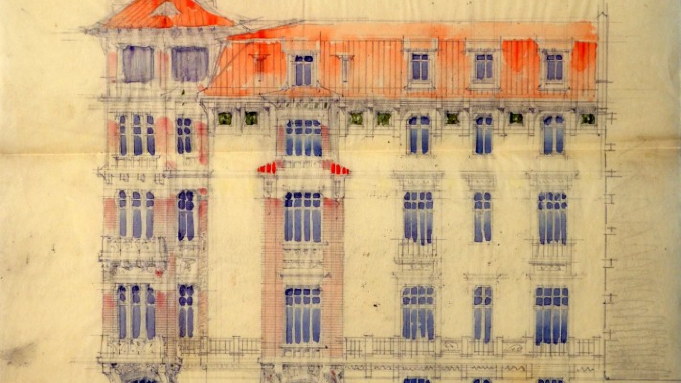 Maison de l'Américaine de Claudius Trénet, 1909, 13 boulevard Wilson.