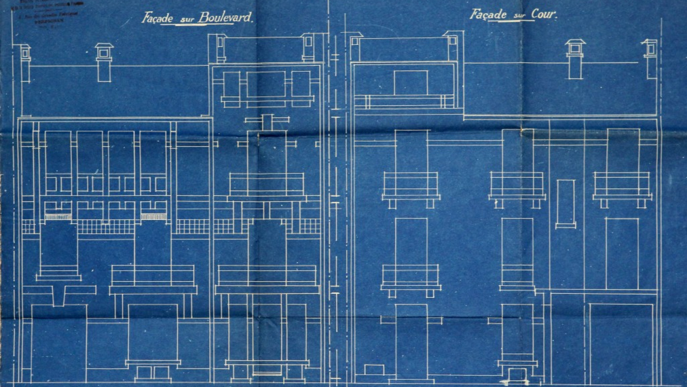 Hôtel Joué de Henry Sicart, 1922, 11 boulevard Wilson. AVP 4O/26 (140).