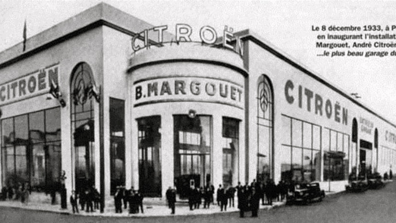 Garage Citroën Margouet de F. Boch, 1932, anciennement boulevard des Pyrénées.