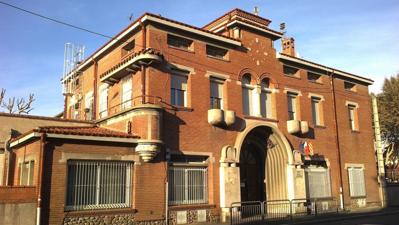 Groupe scolaire Romain Rolland d’Édouard Mas-Chancel, 1936-1938, bd Anatole France, avenues Guynemer et Jean  Mermoz.