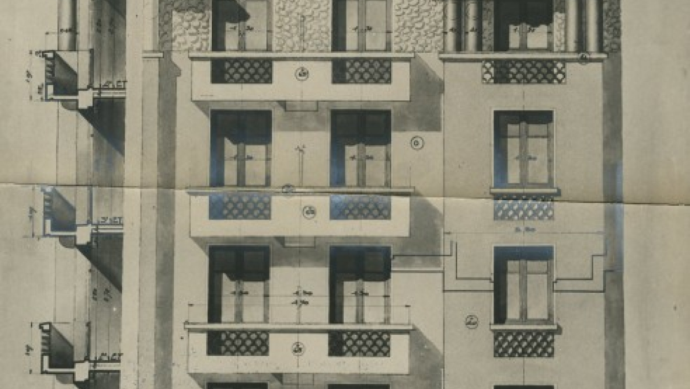 HBM Saint-Jacques, 1932, 4 boulevard Anatole France. AVP 4O/70 (221).