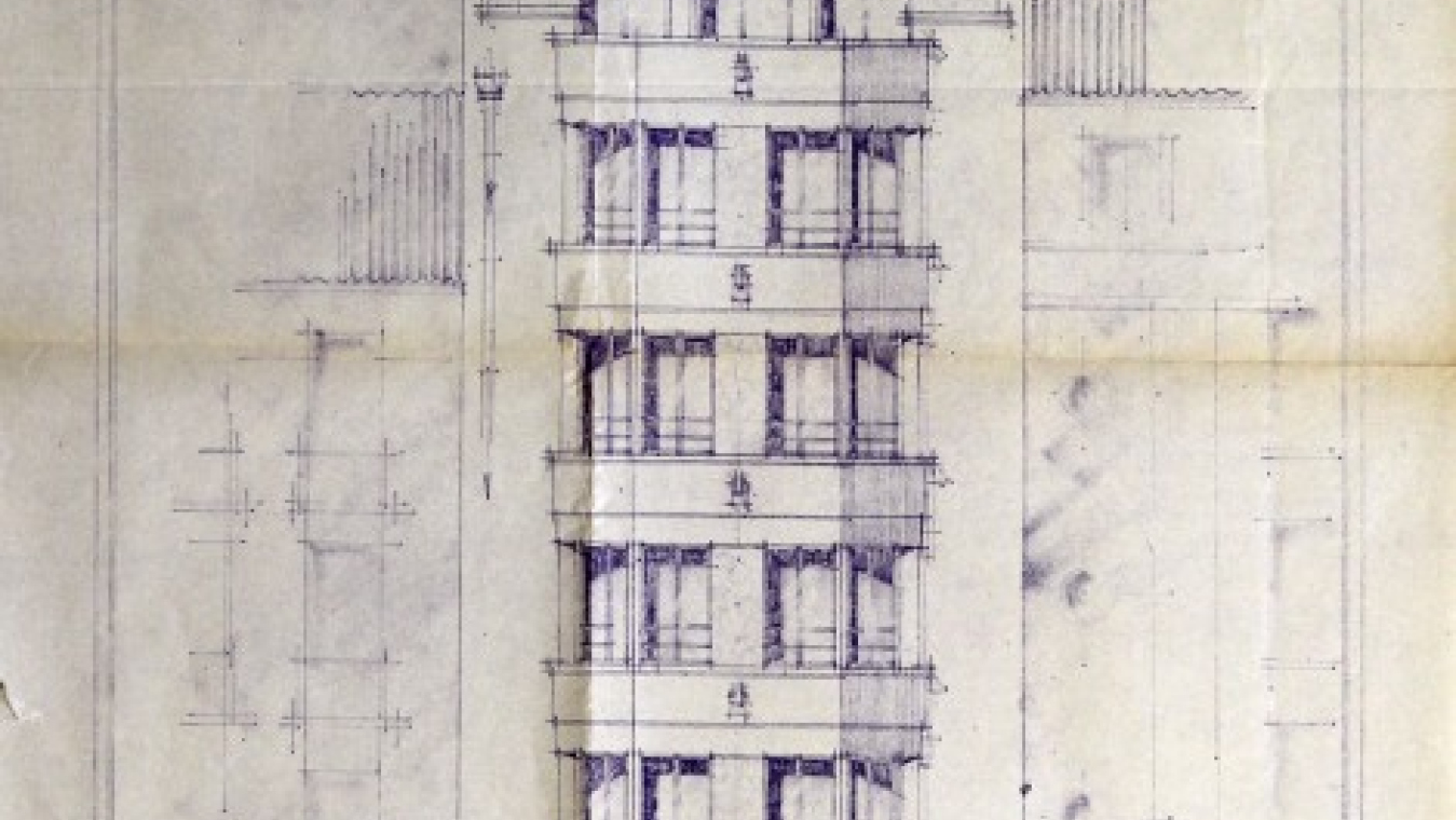 Immeuble Lafay de Férid Muchir, 1933. AVP 4O/93 (1075).