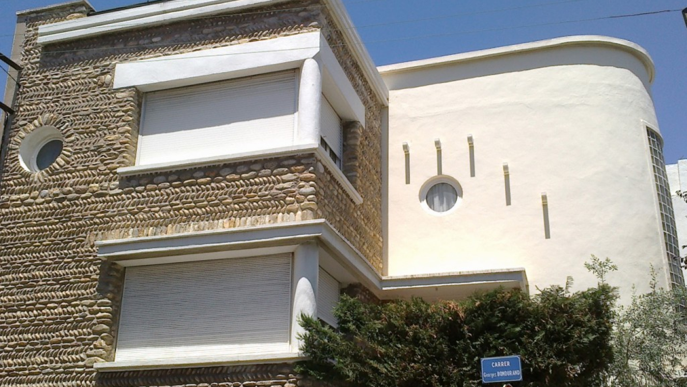 Maison Bouveret de Férid Muchir, 1938, 21 rue Bondurand, angle de la rue Sauvy.