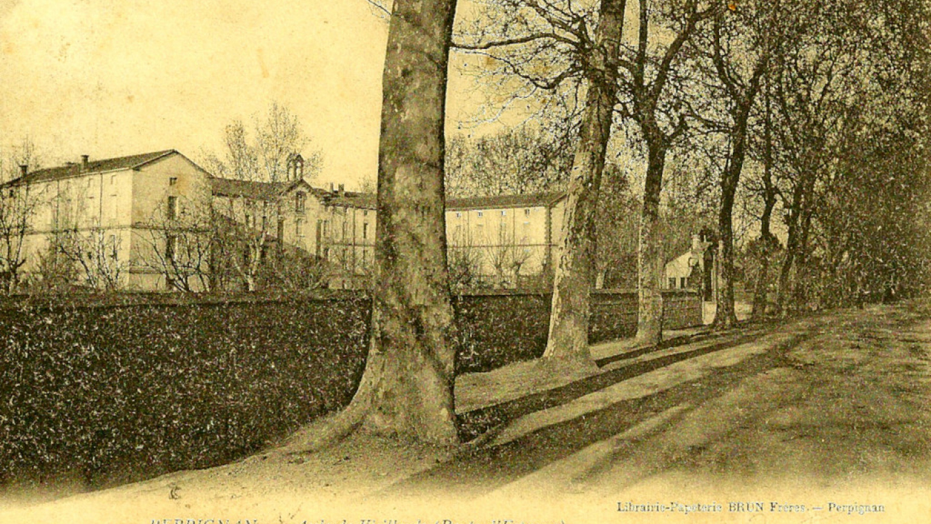 L’asile des vieillards, hôpital bénévole route d’Espagne (avenue Julien Panchot, actuellement école Ste-Louise de Marillac)