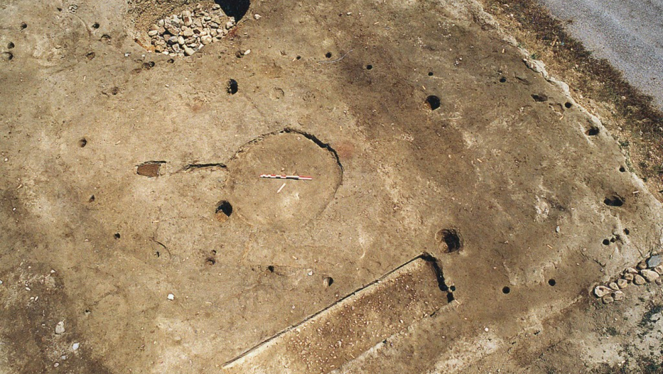 Implantation de l’habitat du 1er âge du Fer