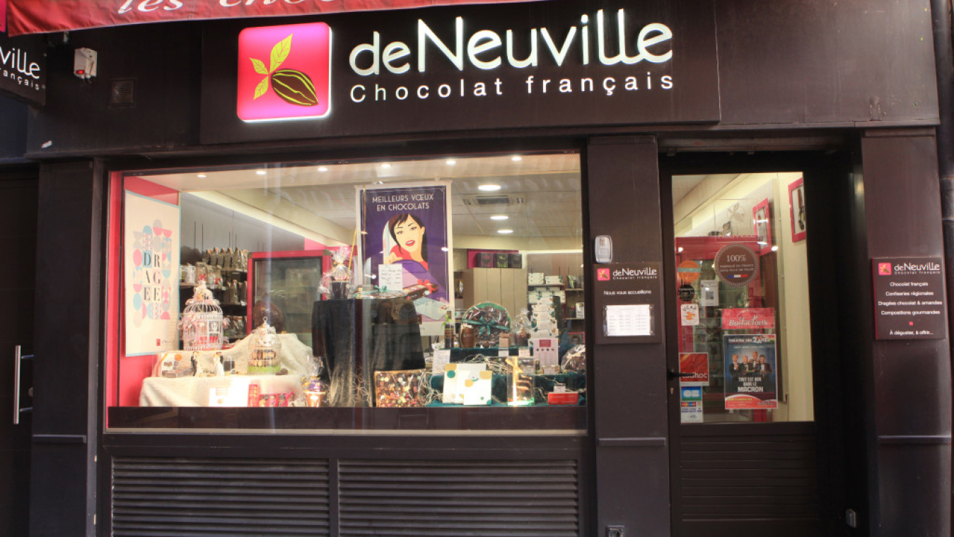Chocolaterie De Neuville, rue Victor Mirabeau