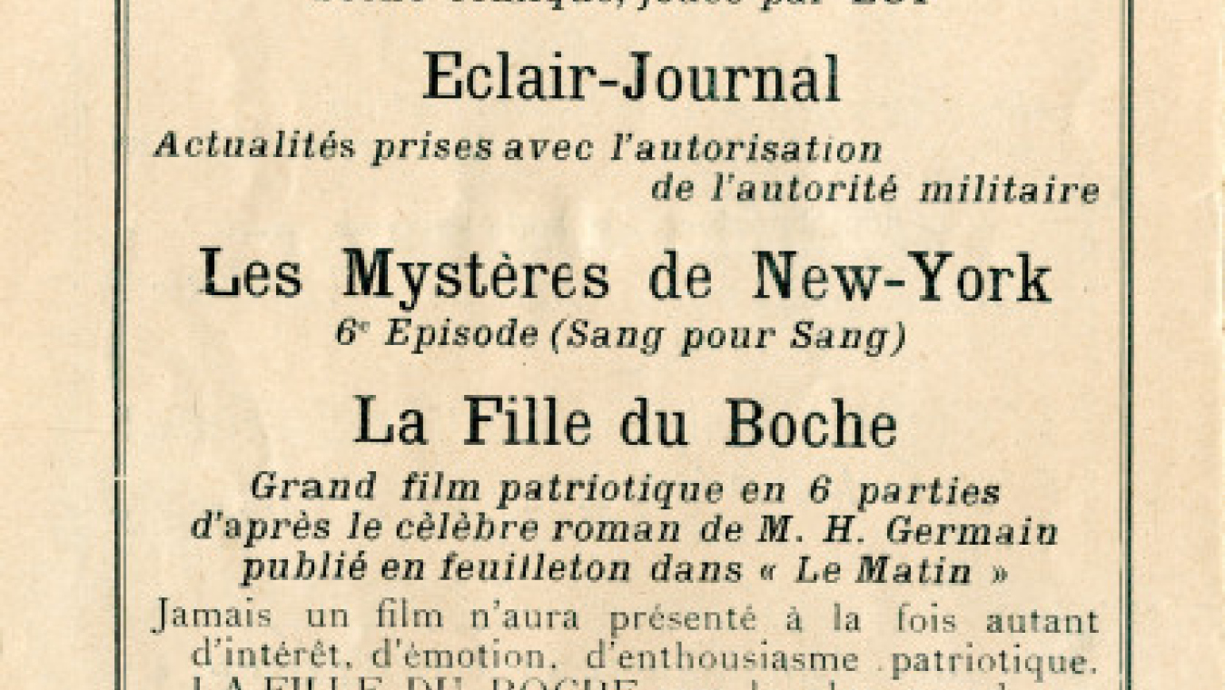 Programmes collection Institut Jean Vigo, fonds Jacques Font