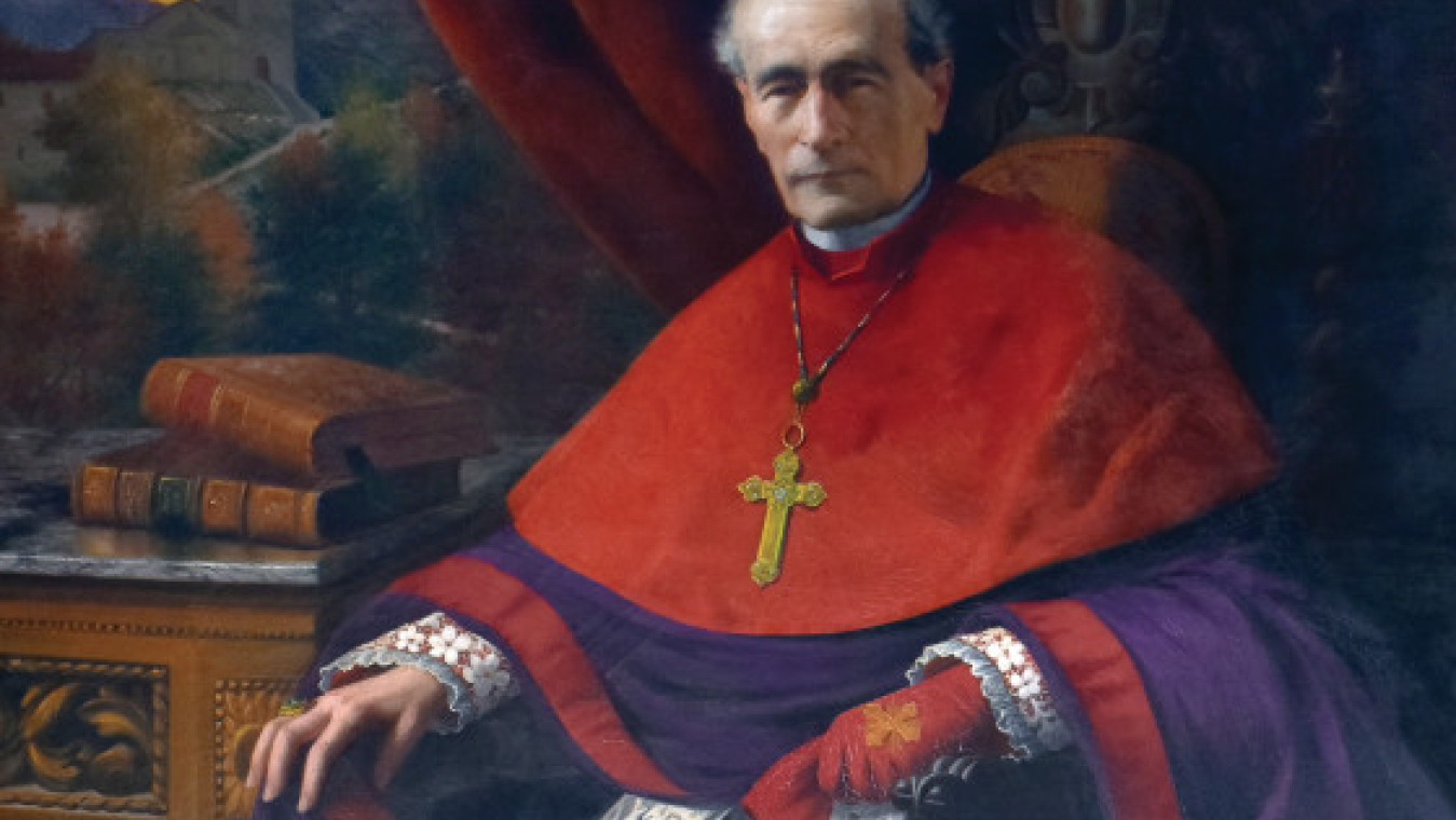 Mgr Jules de Carsalade du pont portrait réalisé par Jacques Blanquer ©Pascale Marchesan, service photographie Ville de Perpignan