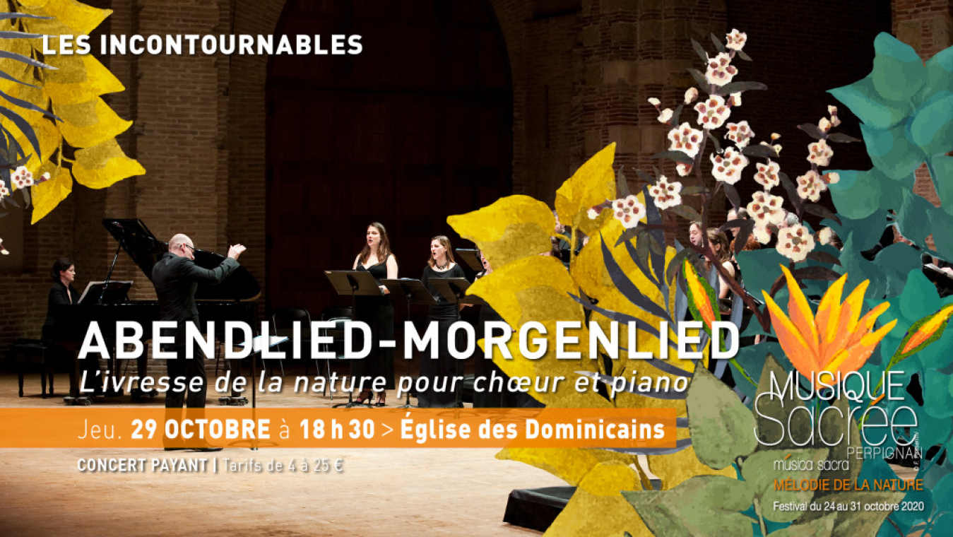 ABENDLIED-MORGENLIED a 18h30 jeudi 29 octobre