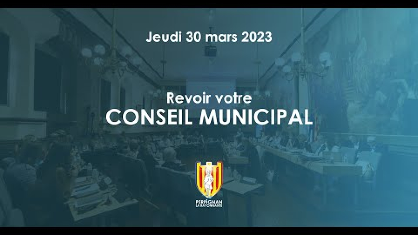 Image d'aperçu de la vidéo "Diffusion du conseil municipal du 30/03/2023".