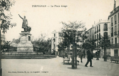 La statue à son emplacement initial