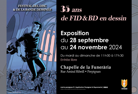 Photo N°1 : EXPOSITION "35 ANS DE FID&BD EN DESSIN"