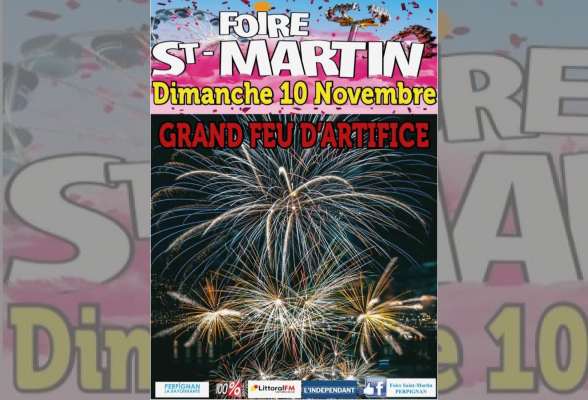 Photo N°1 : FOIRE SAINT-MARTIN - GRAND FEU D'ARTIFICE