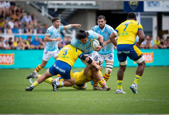 Photo N°1 : TOP 14 : USAP VS. STADE ROCHELAIS