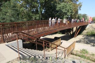 Inauguration de la passerelle