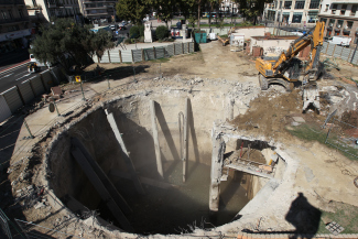 Démolition des parkings