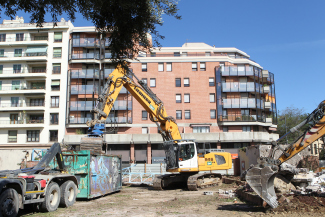 Travaux de démolition