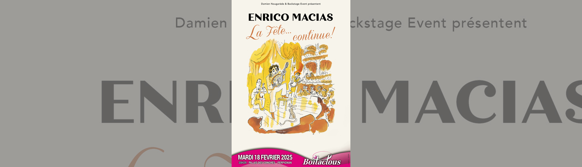 Photo N°1 : ENRICO MACIAS « LA FÊTE... CONTINUE ! »