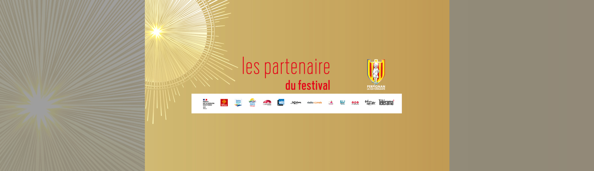 Les partenaires du festival