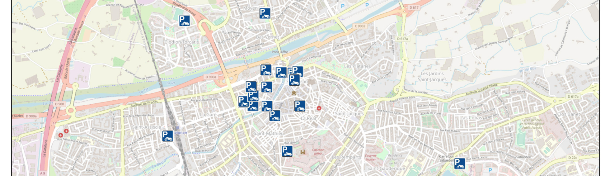 Stationnement deux-roues motorisés gratuit