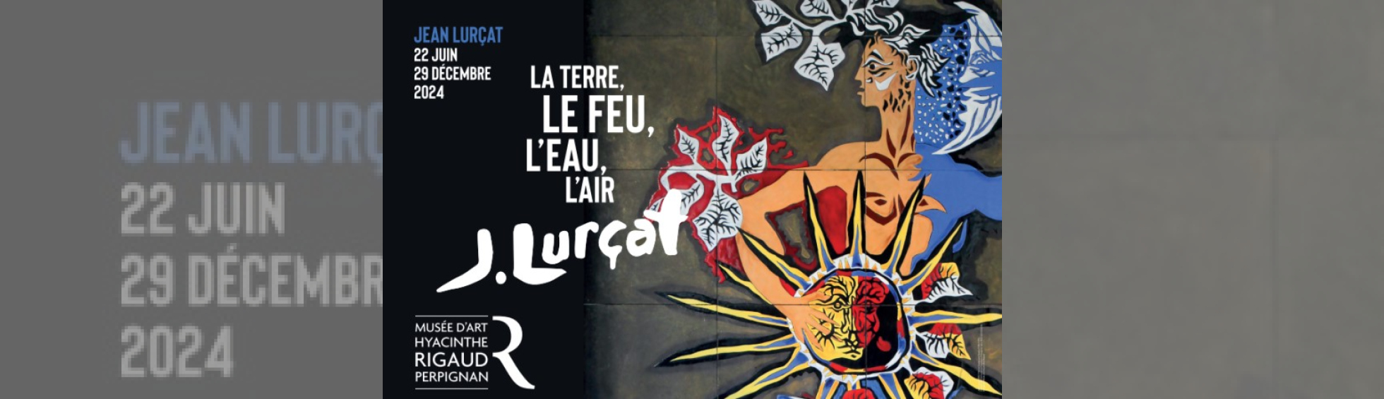 Photo N°1 : EXPOSITION "JEAN LURÇAT : LA TERRE, LE FEU, L'EAU, L'AIR"