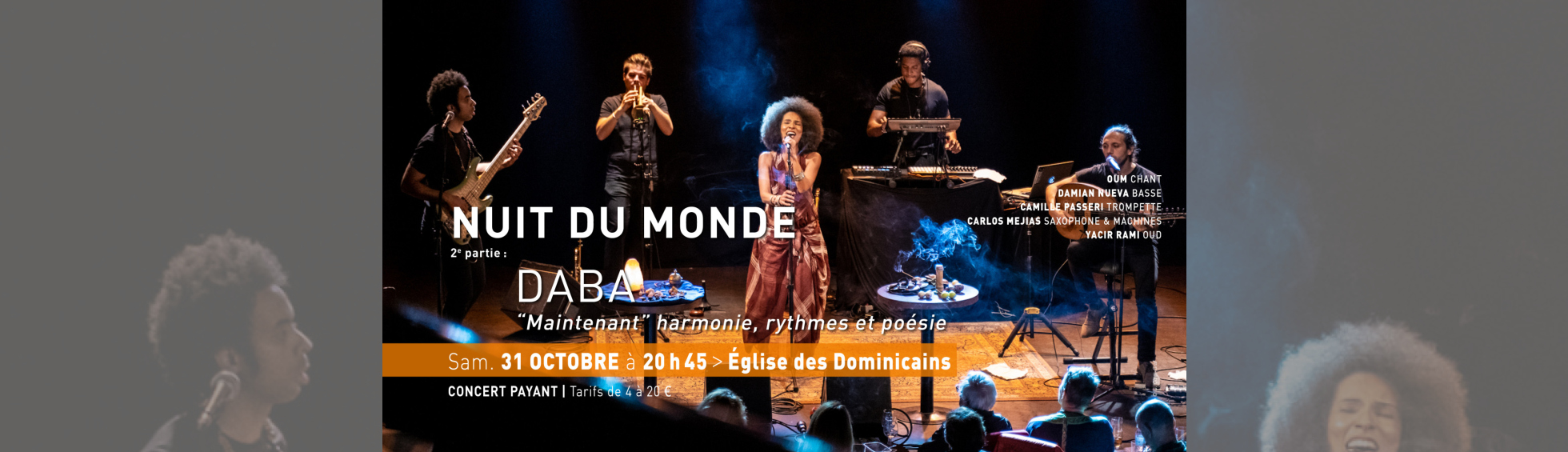 31 OCTOBRE - NUIT DU MONDE - DABA - Oum