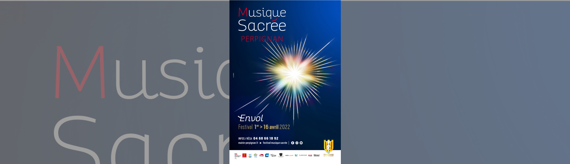 Affiche Festival de musique sacrée 2022