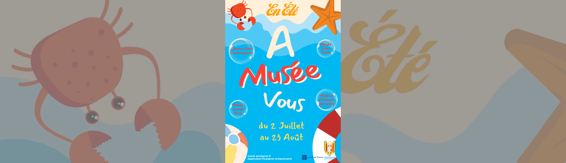 Affiche programme Pole Muséal été