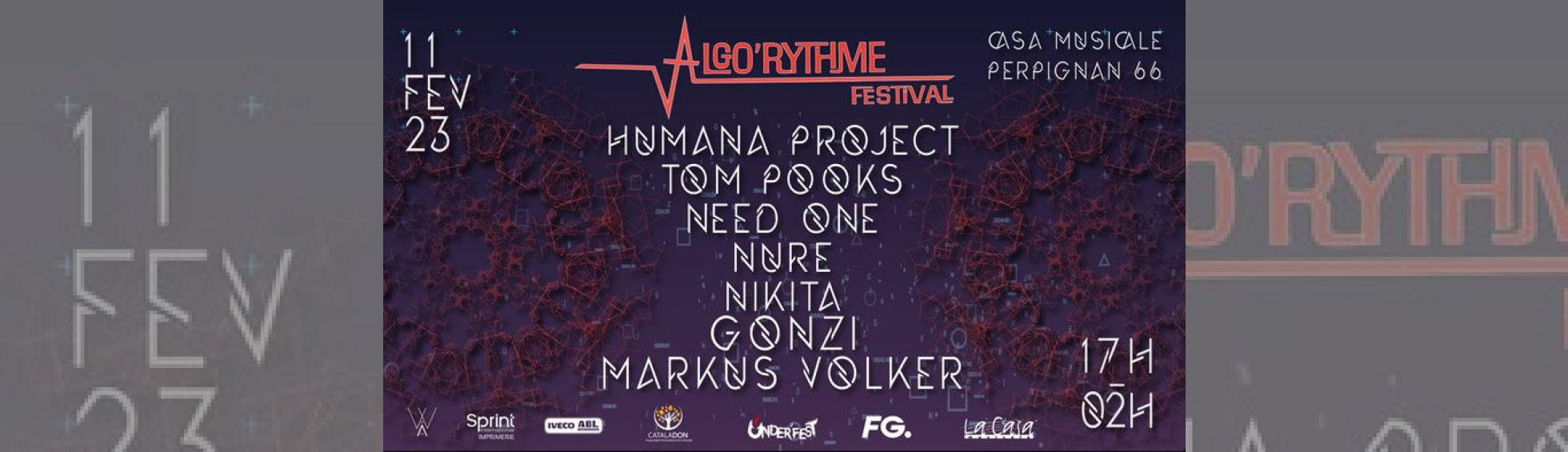 affiche Algo'rythme Festival