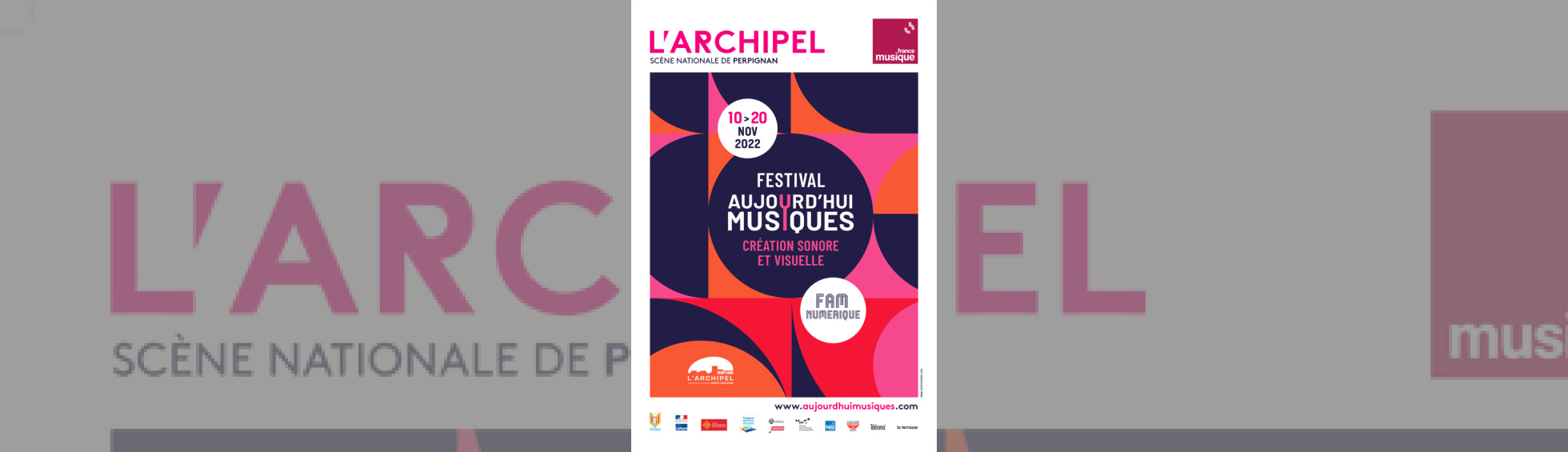 affiche - Festival Aujourd'hui Musiques