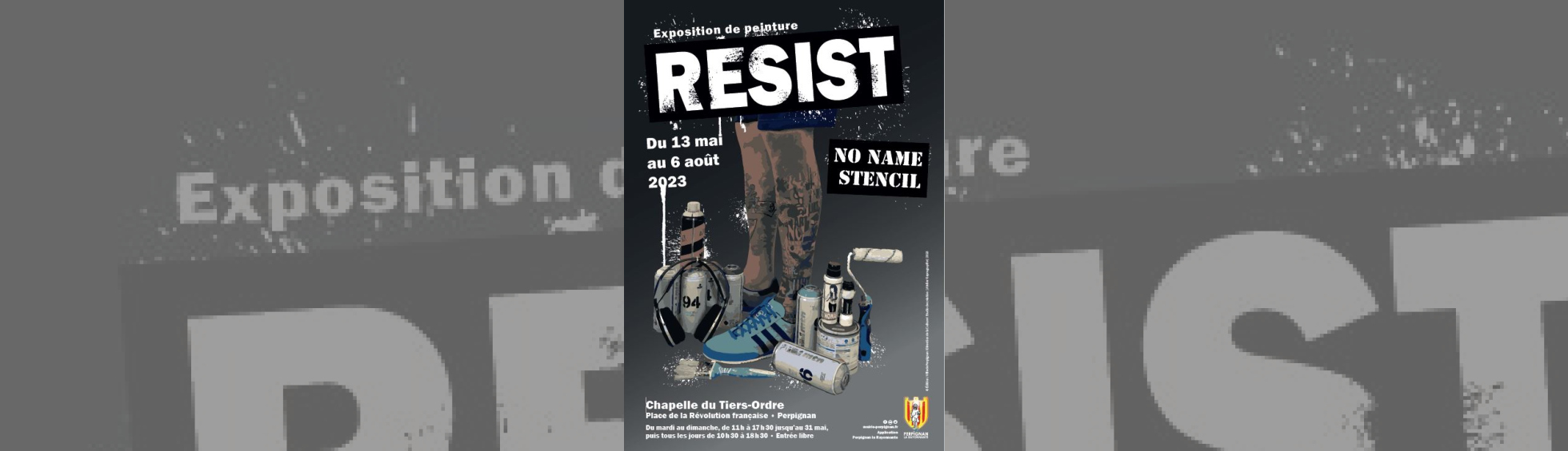 Expositon "RESIST" de No Name Stencil