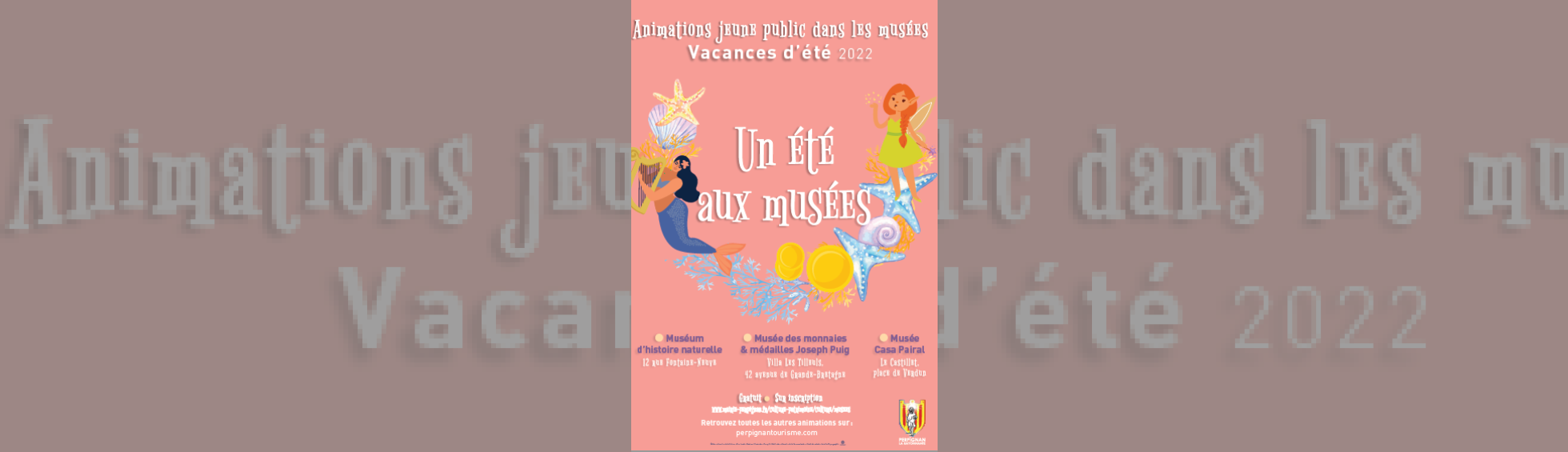 Affiche Un été aux musées