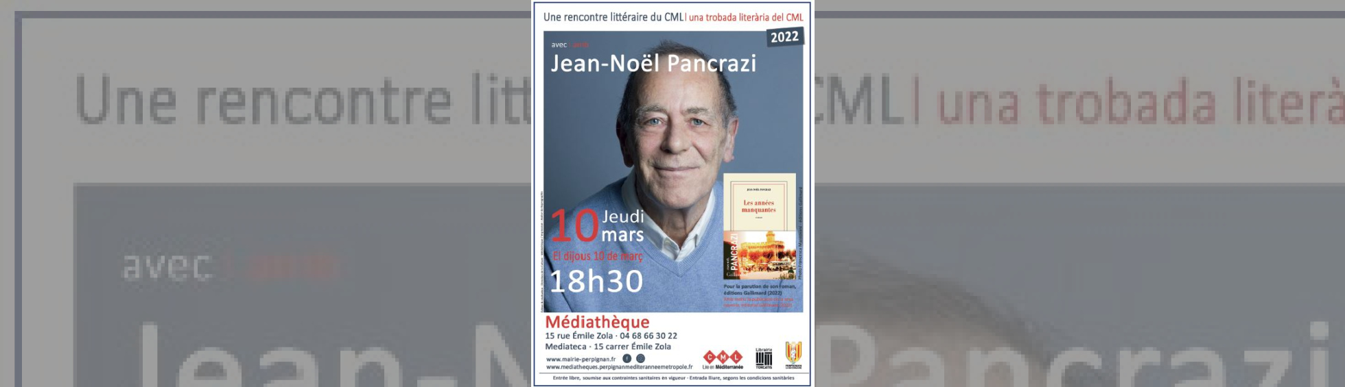 affiche rencontre littéraire CML