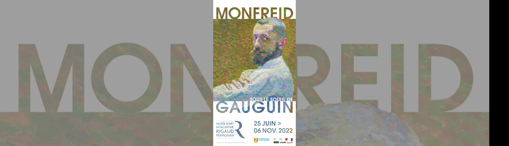 affiche exposition Sous le soleile de Gauguin