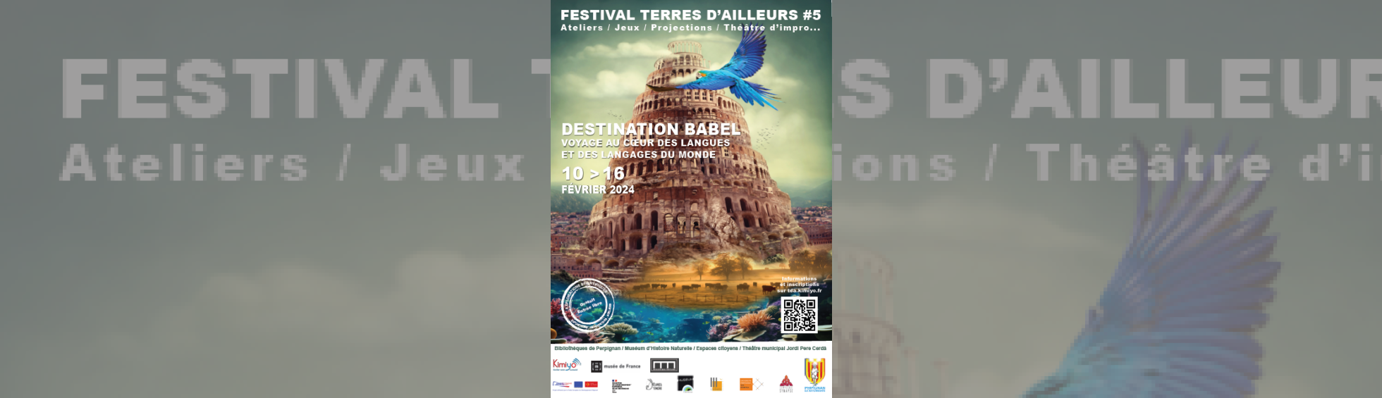 Festival Terres d'Ailleurs # 5 - visuel tour de babel 