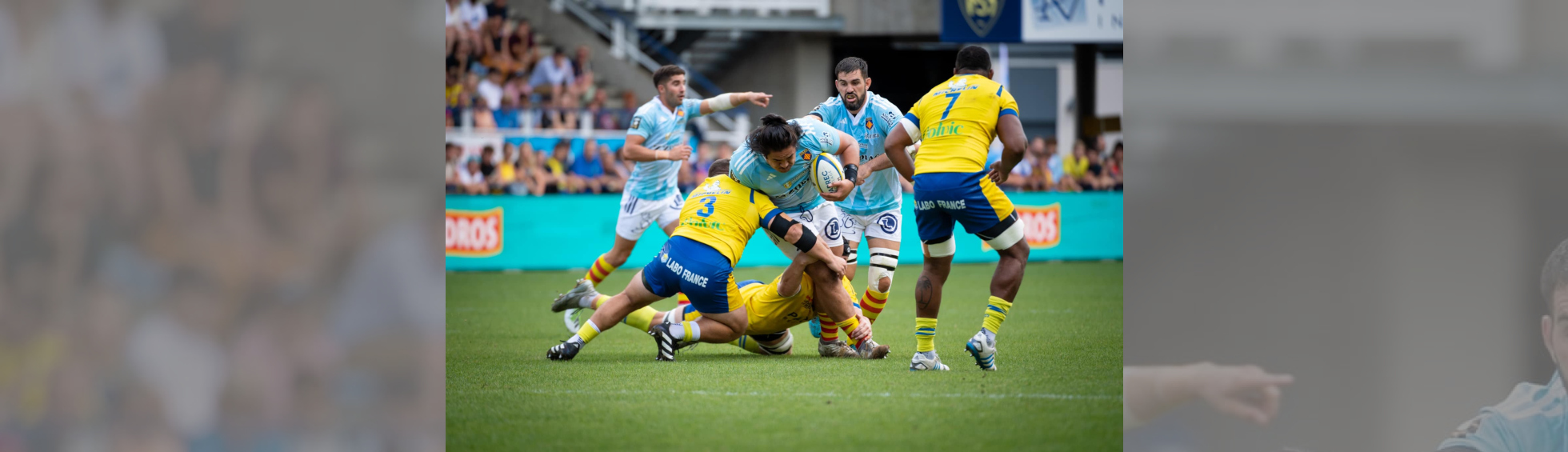 Photo N°1 : TOP 14 : USAP VS. UBB