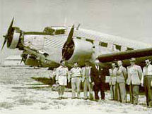 Photo d'un avion d'époque